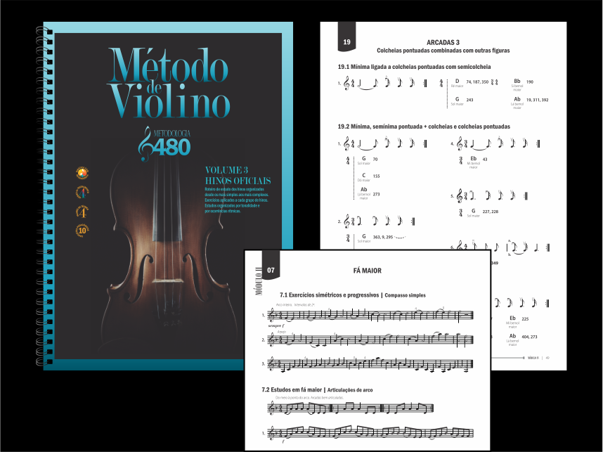 Método de Violino - Hinos Oficiais (Volume 3)