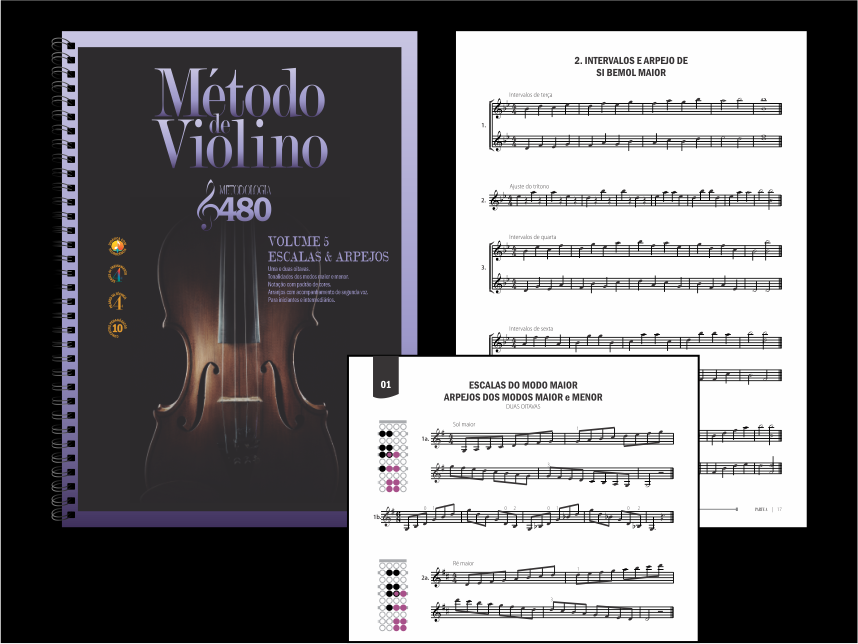 Método de Violino - Escalas & Arpejos (Volume 5)